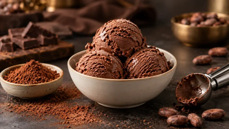 پودر کاکائو برای بستنی